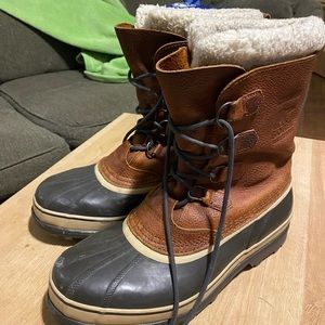 Sorel Wool-lined Winter Boots Very Warm Men size 12